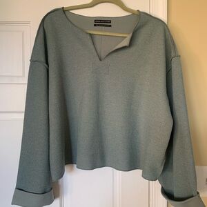 Urban Outfitters Sage Green Knit Top